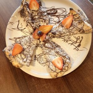 PIZZA NUTELLA/PISTACCHIO KLEINE