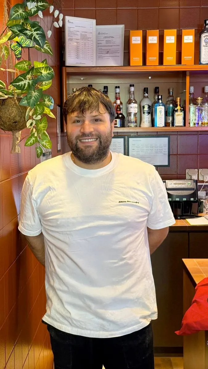 Alessandro, chef pizzaiolo di Caterina